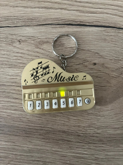 Porte-clé éducatif 3-en-1 pour enfants – Ardoise, Pop-it & Piano